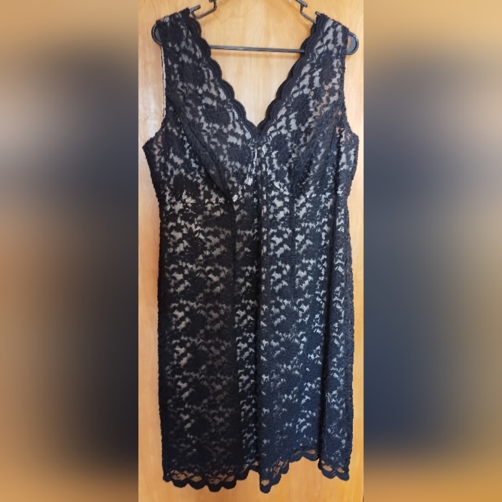 Black cocktail dress